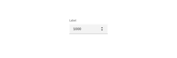 Number input – Carbon Design System