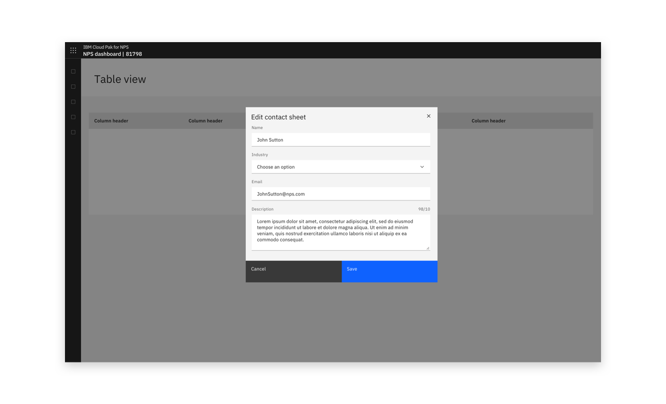Edit Pattern – Carbon Design System