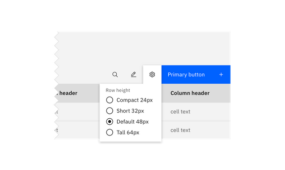 Data table – Carbon Design System