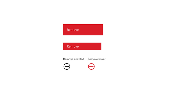 Remove pattern – Carbon Design System